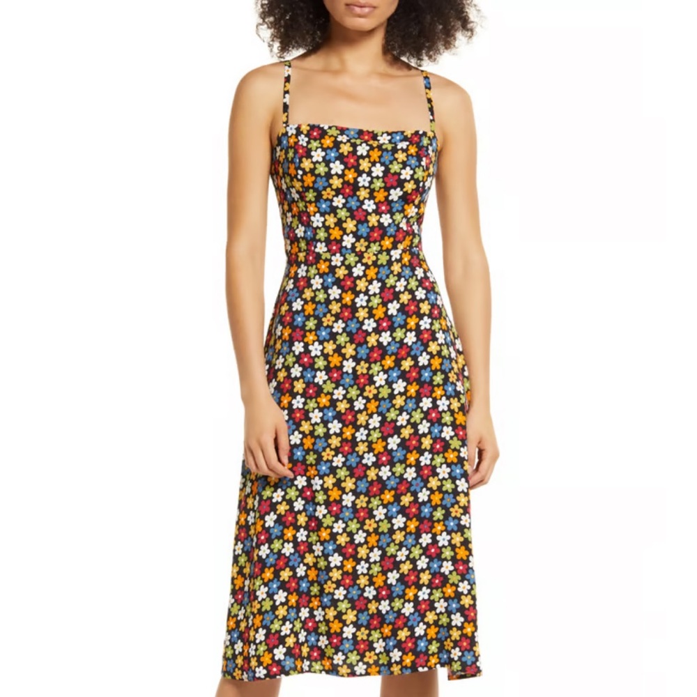 REFORMATION Afternoon Floral Print Sun Dress SIZE 2 1488